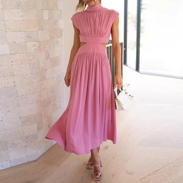 Mia - Rose-Colored Elegance Dress