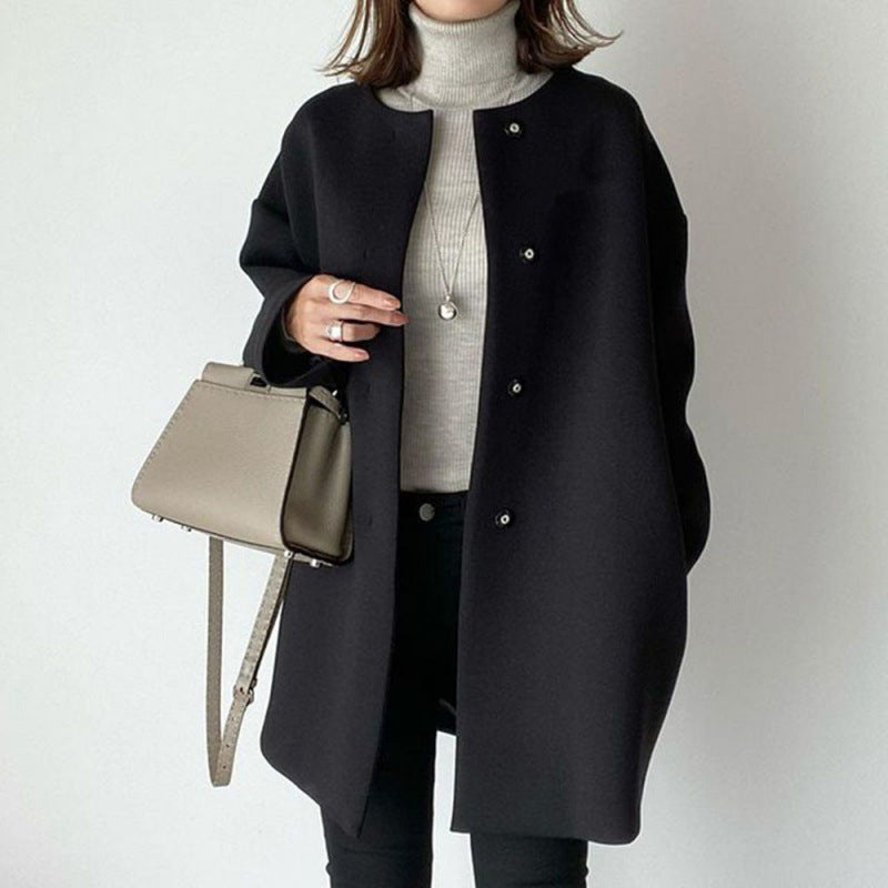 Charlotte - Sleek Straight Silhouette Coat