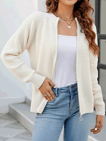 Anna | Women's Casual Cardigan with Zipper